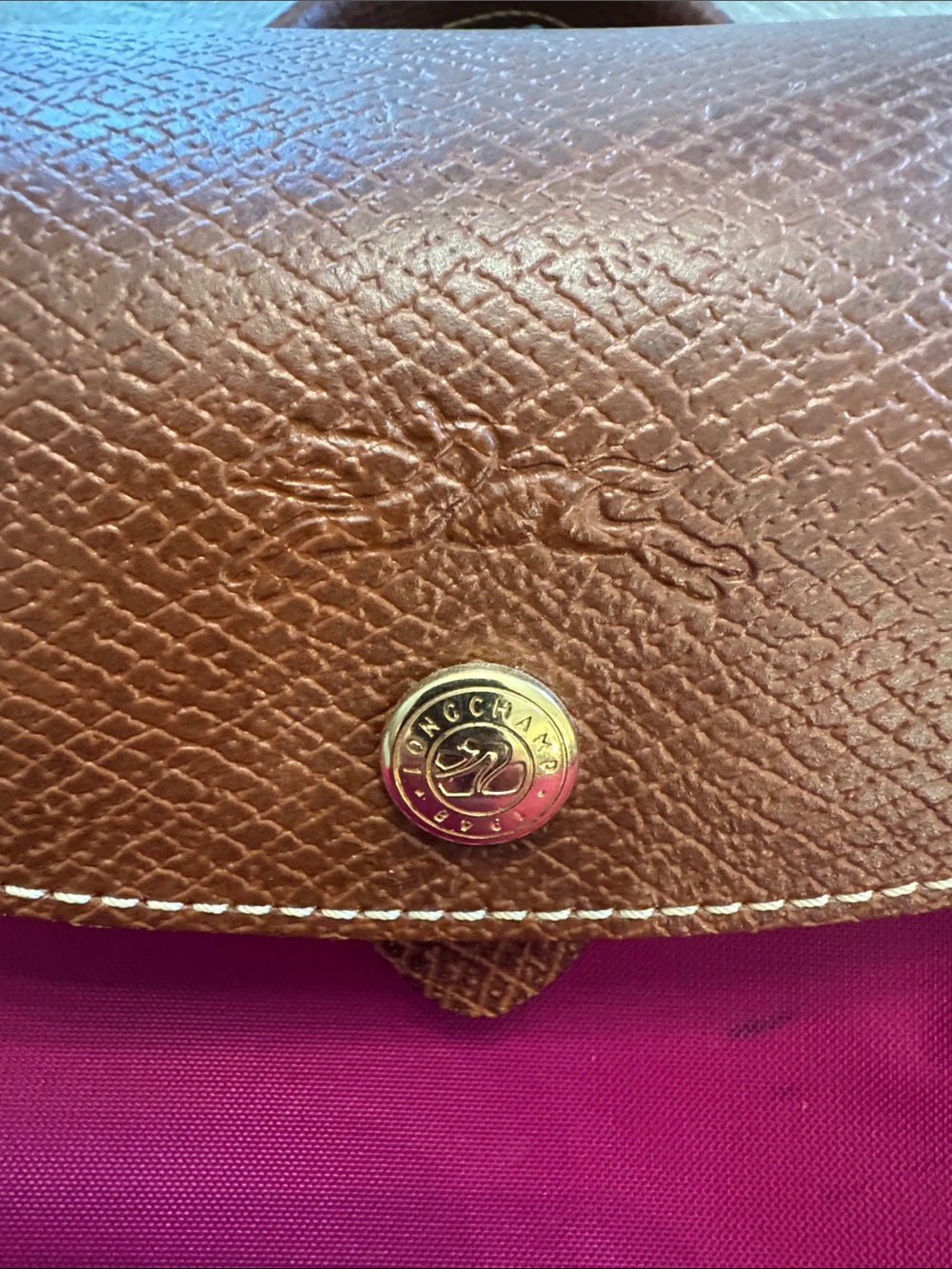 Longchamp backpack in Berry - Picture 2 of 11